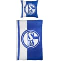 FC Schalke 04 Bettwäsche Wende Renforcé 2-tlg. Blau/Weiß Bild 1