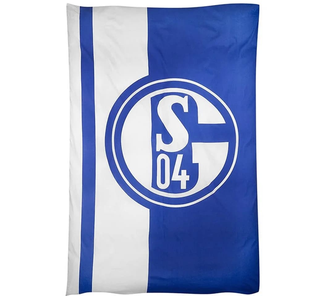 FC Schalke 04 Bettwäsche Wende Renforcé 2-tlg. Blau/Weiß - Bild 3