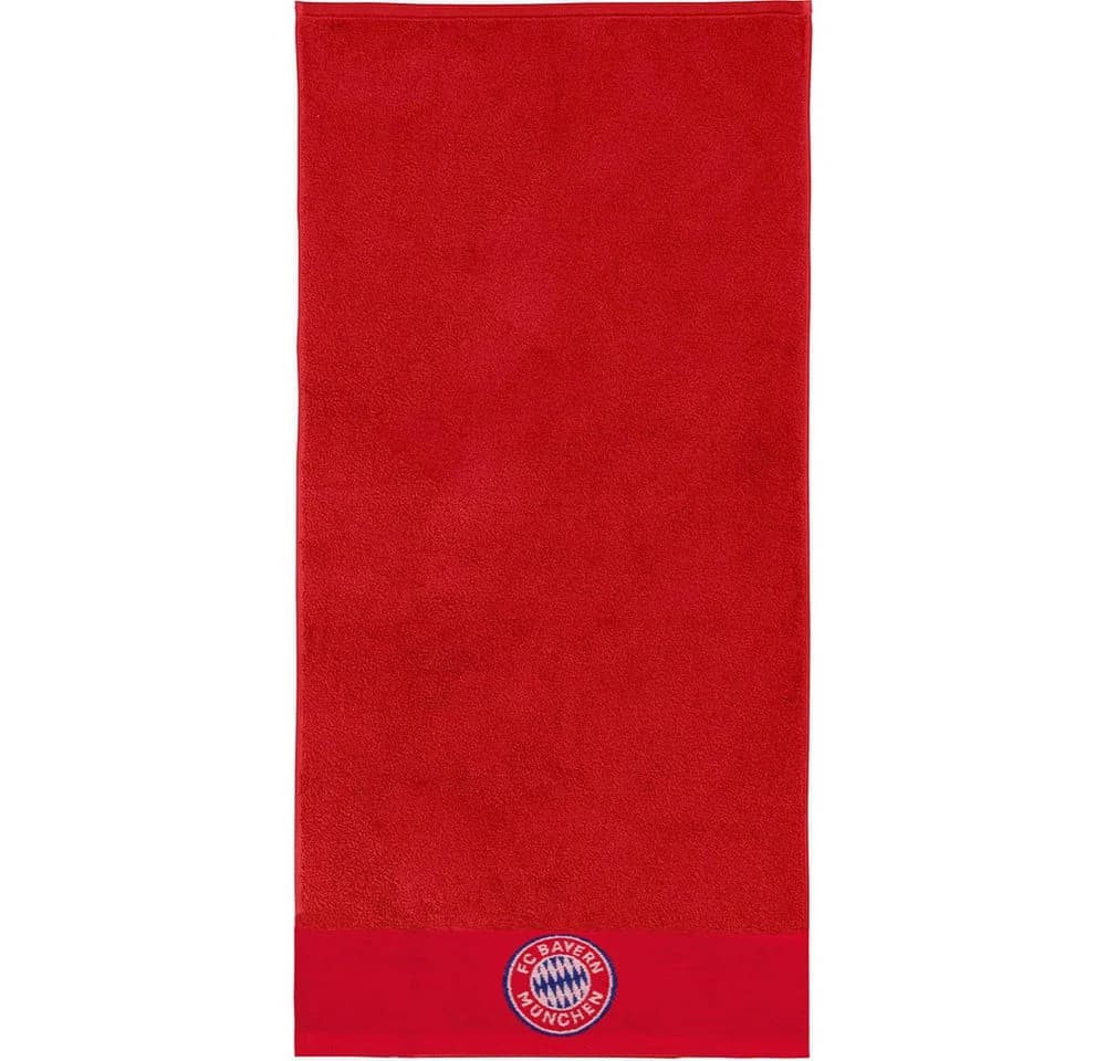 FC Bayern München Duschtuch Rot FC Bayern München Logo - Bild 2
