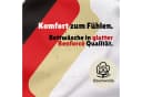 DFB Bettwäsche Set 2-teilig 135x200 cm Renforcé Baumwolle Schwarz Rot Gold Bild 4