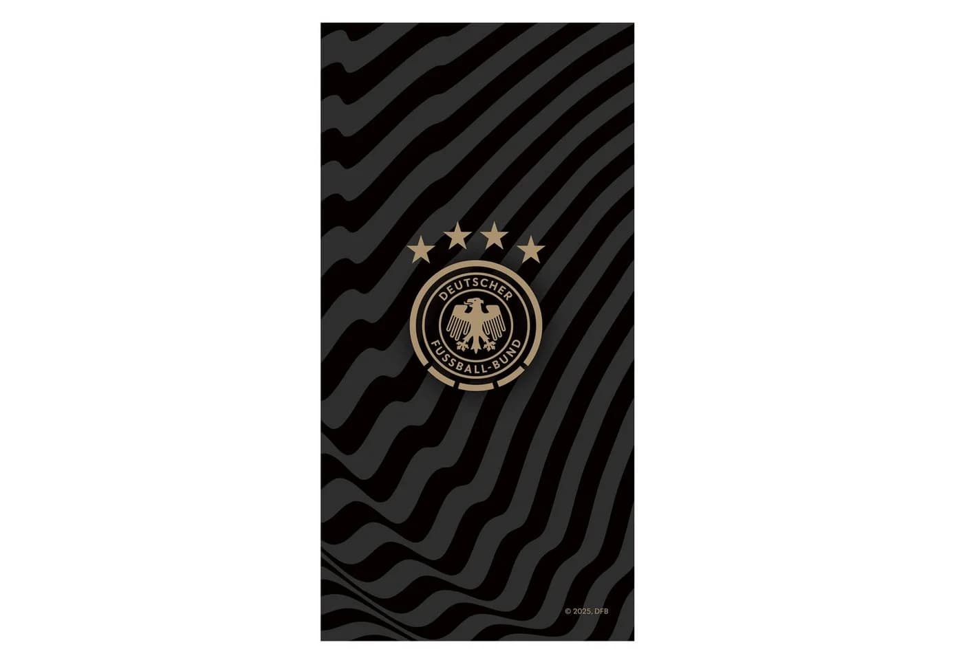 DFB Duschtuch 70x140 cm 100% Baumwolle Frottee Grau Schwarz - Bild 5