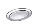 bahama Servierplatte Edelstahl Oval 35 cm Silber Bild 2