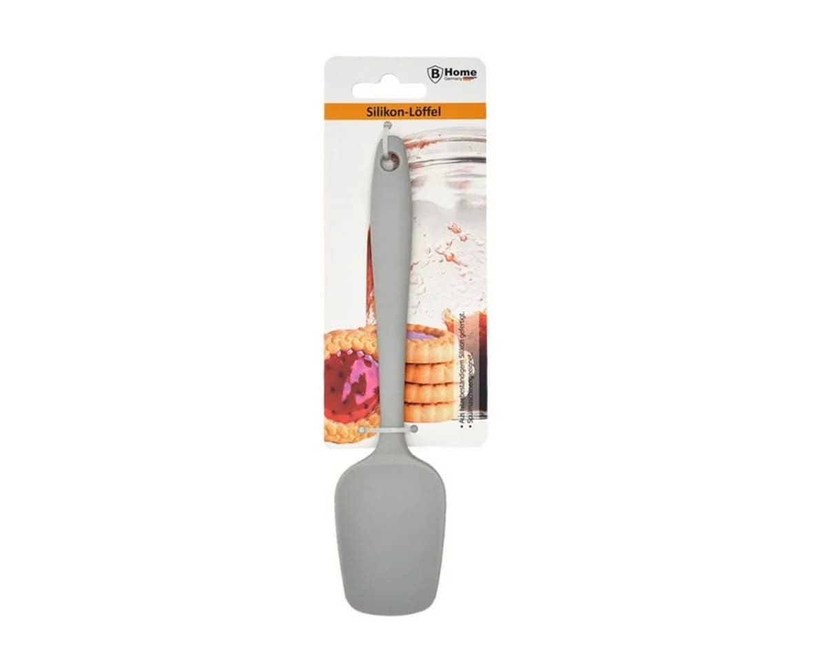 B-Home Teigschaber Silikon Grau 20 cm mit Aufhängeöse