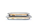 bahama Auflaufform mit Deckel Borosilikatglas Grau Transparent Bild 1