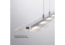 SellTec LED Pendelleuchte LINEAR 100cm Silber Dimmbar CCT Bild 5