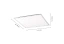 SellTec LED Deckenleuchte Panel 45x45cm Neutralweiß Bild 4