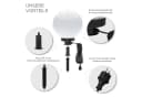 SellTec KIRA SET Kugelleuchte Gartenstrahler weiß E27 IP44 Bild 4