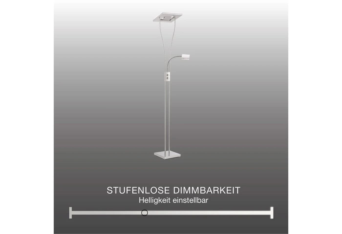 SellTec LED Stehlampe HELIA Dimmbar Stahl Acrylglas - Bild 4
