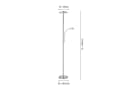 SellTec LED Stehlampe HANS rund dimmbar Touchschalter Leselampe Bild 4