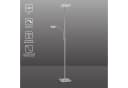 SellTec LED Stehlampe Silber Dimmbar Touchdimmer Fluter Leselampe Bild 1