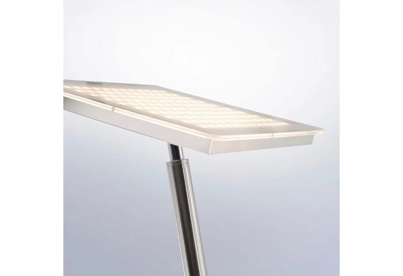 SellTec LED Stehlampe Silber Dimmbar Touchdimmer Fluter Leselampe - Bild 4