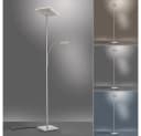 SellTec LED Stehleuchte Deckenfluter Silber CCT Dimmbar Fernbedienung Bild 4