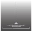 SellTec LED Stehlampe Bella Dimmbar Touchdimmer Warmweiß Silber Bild 3
