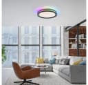 SellTec LED Deckenleuchte GANGES Schwarz RGB CCT Dimmbar Bild 3