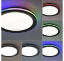 SellTec LED Deckenleuchte GANGES Schwarz RGB CCT Dimmbar Bild 4
