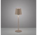 SellTec LED Tischleuchte Akku Beige Touch-Dimmer Bild 3
