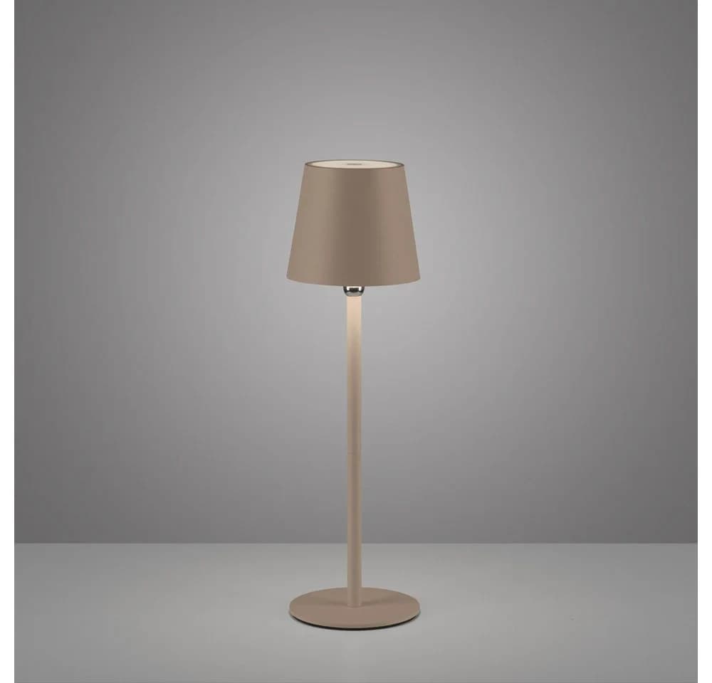 SellTec LED Tischleuchte Akku Beige Touch-Dimmer - Bild 3