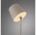 SellTec LED Tischleuchte Akku Beige Touch-Dimmer Bild 4