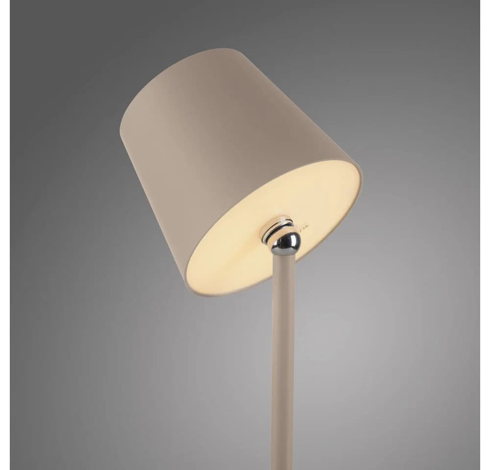 SellTec LED Tischleuchte Akku Beige Touch-Dimmer - Bild 4