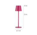 SellTec LED Tischleuchte LED Flaschenleuchte Tischlampe, dimmbar per Touch, Memoryfunktion, Flaschenverschluss, magnetisches Kugelgelenk, 1xLED-Board/2,50W/3000K, Flaschenverschluss Touchdimmer Akku USB aufladbar Bild 5