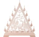 Kunstgewebe Taulin Schwibbogen Lichterspitze Forsthaus 56cm Bild 1