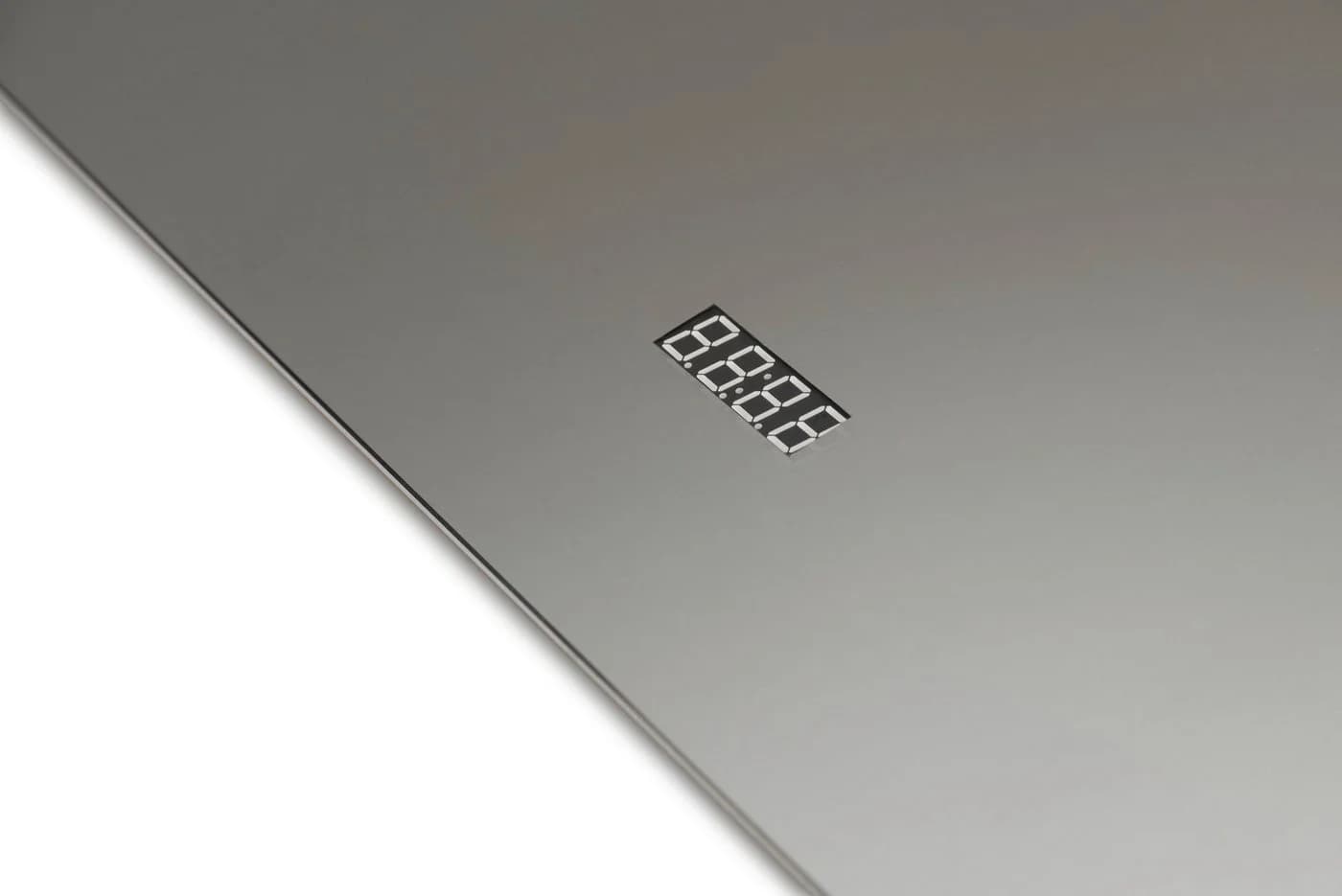 Badspiegel TALOS Star Silber Digitaluhr LED-Beleuchtung - Bild 3