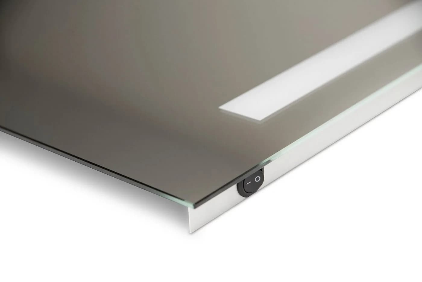 Badspiegel TALOS Star Silber Digitaluhr LED-Beleuchtung - Bild 4