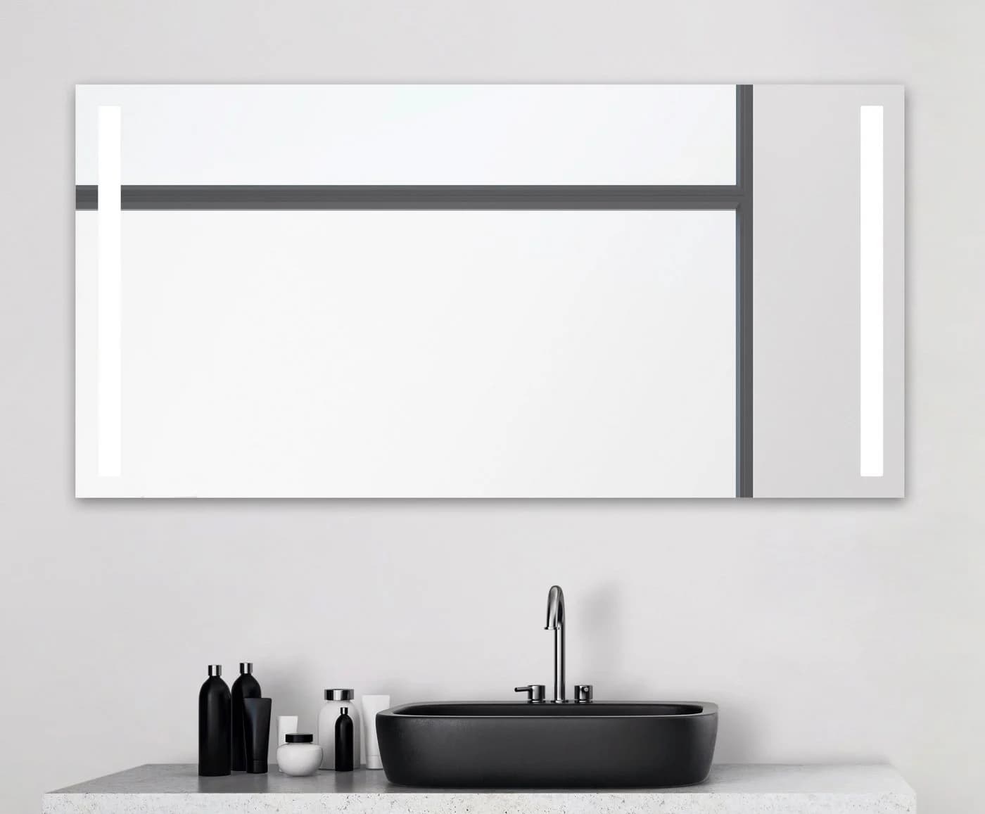 Badspiegel Talos Light Silber LED-Beleuchtung 140x70 cm - Bild 2