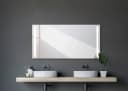 Badspiegel Talos Light Silber LED-Beleuchtung 140x70 cm Bild 4