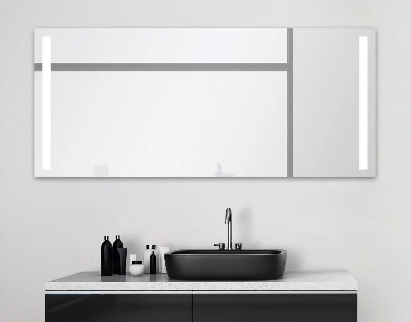Talos Light Badspiegel Silber LED-Beleuchtung 160x70 cm - Bild 2