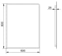 Talos Badspiegel Moon Silber LED Spiegel Bild 5