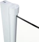 Marwell Badewannenfaltwand White Strips Einscheibensicherheitsglas 125 cm Bild 3