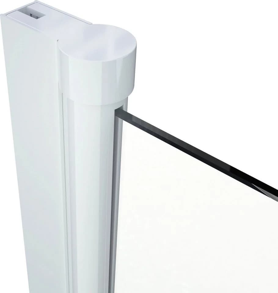 Marwell Badewannenfaltwand White Strips Einscheibensicherheitsglas 125 cm - Bild 3