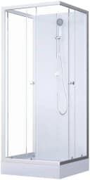 MARWELL Komplettdusche White Dream Weiß Schiebetür Bild 1