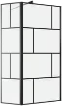 Marwell Walk-in-Dusche Bricks Schwarz Transparent Bild 1