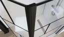 Marwell Walk-in-Dusche Bricks Schwarz Transparent Bild 3