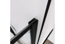 Marwell Walk-in-Dusche Bricks 90x195 cm Schwarz Glas Bild 3