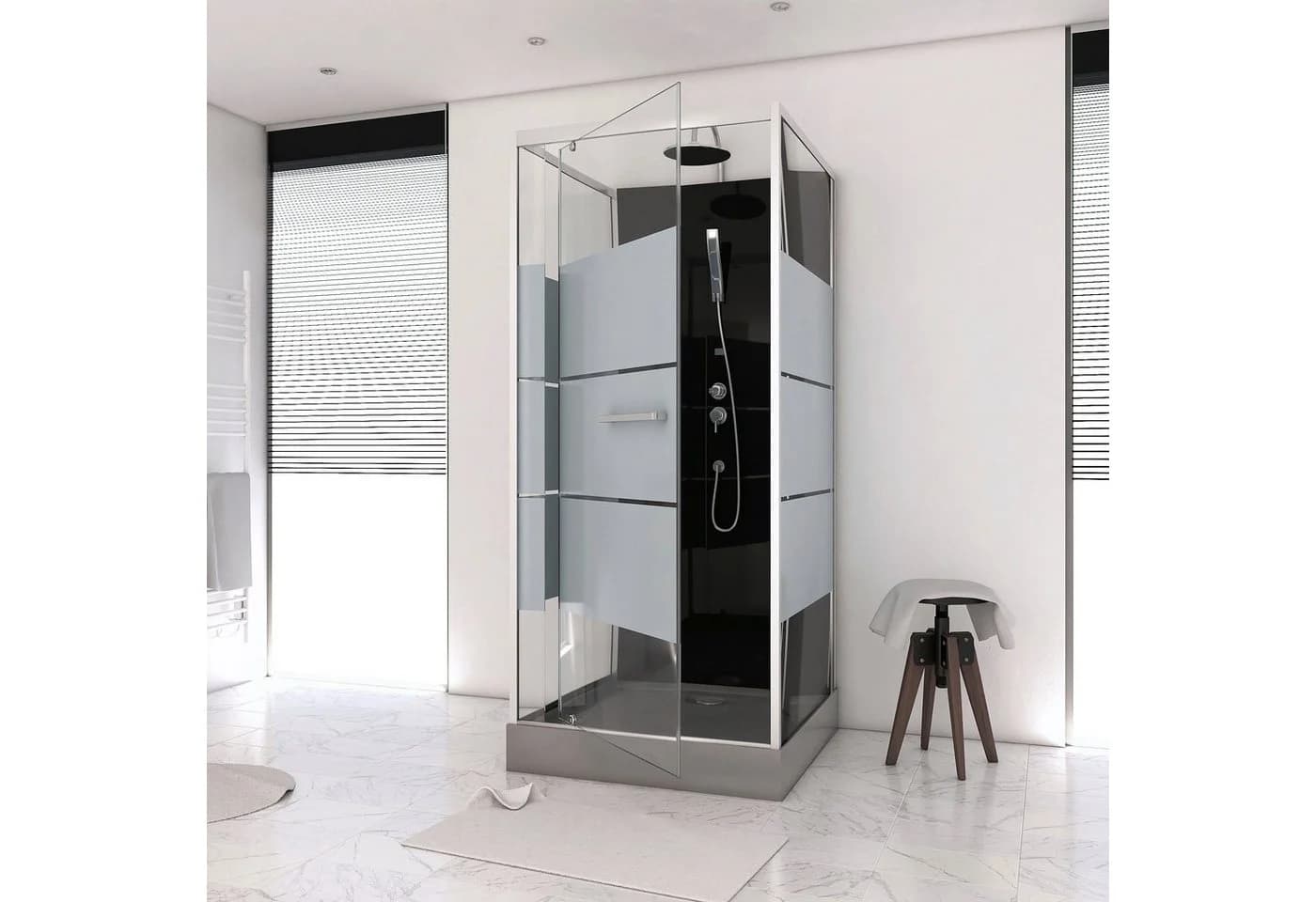 Marwell Komplettdusche Dusy 80x80 cm Glas - Bild 2