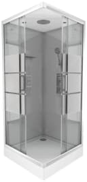 MARWELL Grey River 2 Square Komplettdusche Grau mit Armaturen Bild 2