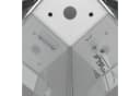 MARWELL Grey River 2 Square Komplettdusche Grau mit Armaturen Bild 3