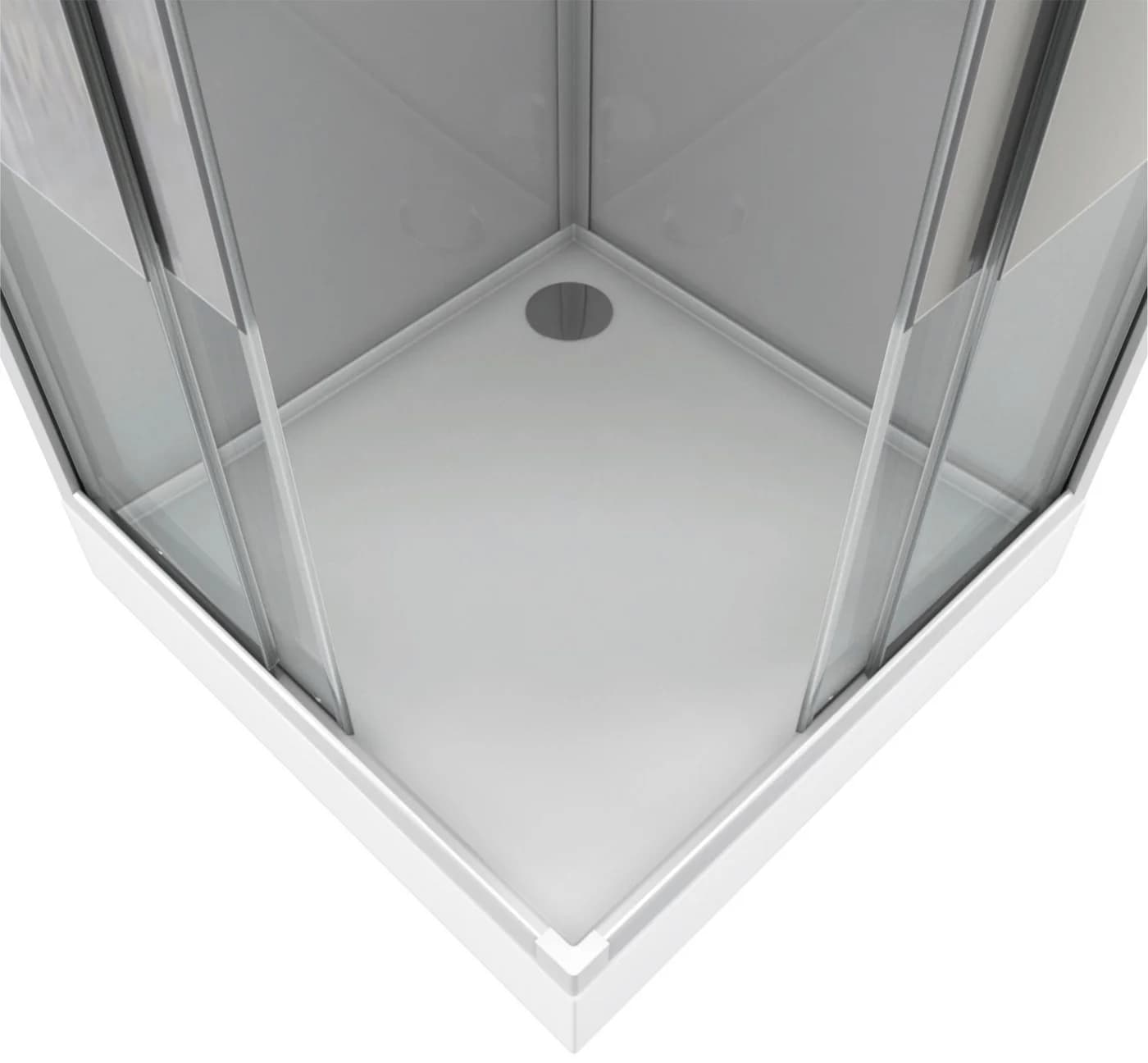 MARWELL Grey River 2 Square Komplettdusche Grau mit Armaturen - Bild 4