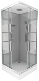 MARWELL Grey River 2 Square Komplettdusche Grau mit Armaturen Bild 5