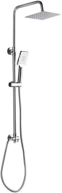 Duschsystem MARWELL "Bayala square" Silber mit Thermostat Bild 1