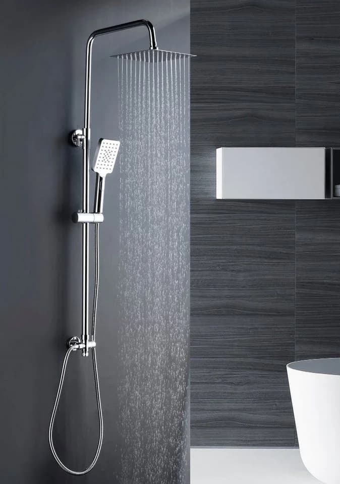 Duschsystem MARWELL "Bayala square" Silber mit Thermostat - Bild 2
