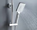 Duschsystem MARWELL "Bayala square" Silber mit Thermostat Bild 5