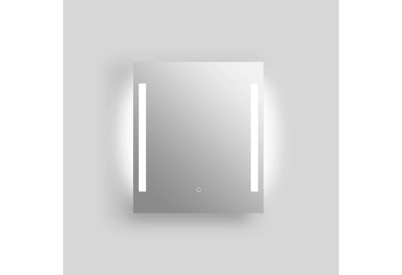 welltime LED-Lichtspiegel Plaza mit Lichtfarbenwechsler und Dimmschalter - Bild 2