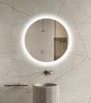 welltime LED-Lichtspiegel Aura mit Lichtfarbenwechsler und Dimmschalter Bild 1