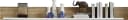 INNOSTYLE Wandboard FUN PLUS Braun Eiche-Optik Wandregal Bild 1