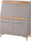INNOSTYLE Sekretär SECRET Grau Basalt mit Soft-Close und Klappe Bild 2