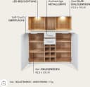 Innostyle Barschrank FUN PLUS Weiß Matt mit LED-Beleuchtung Bild 1